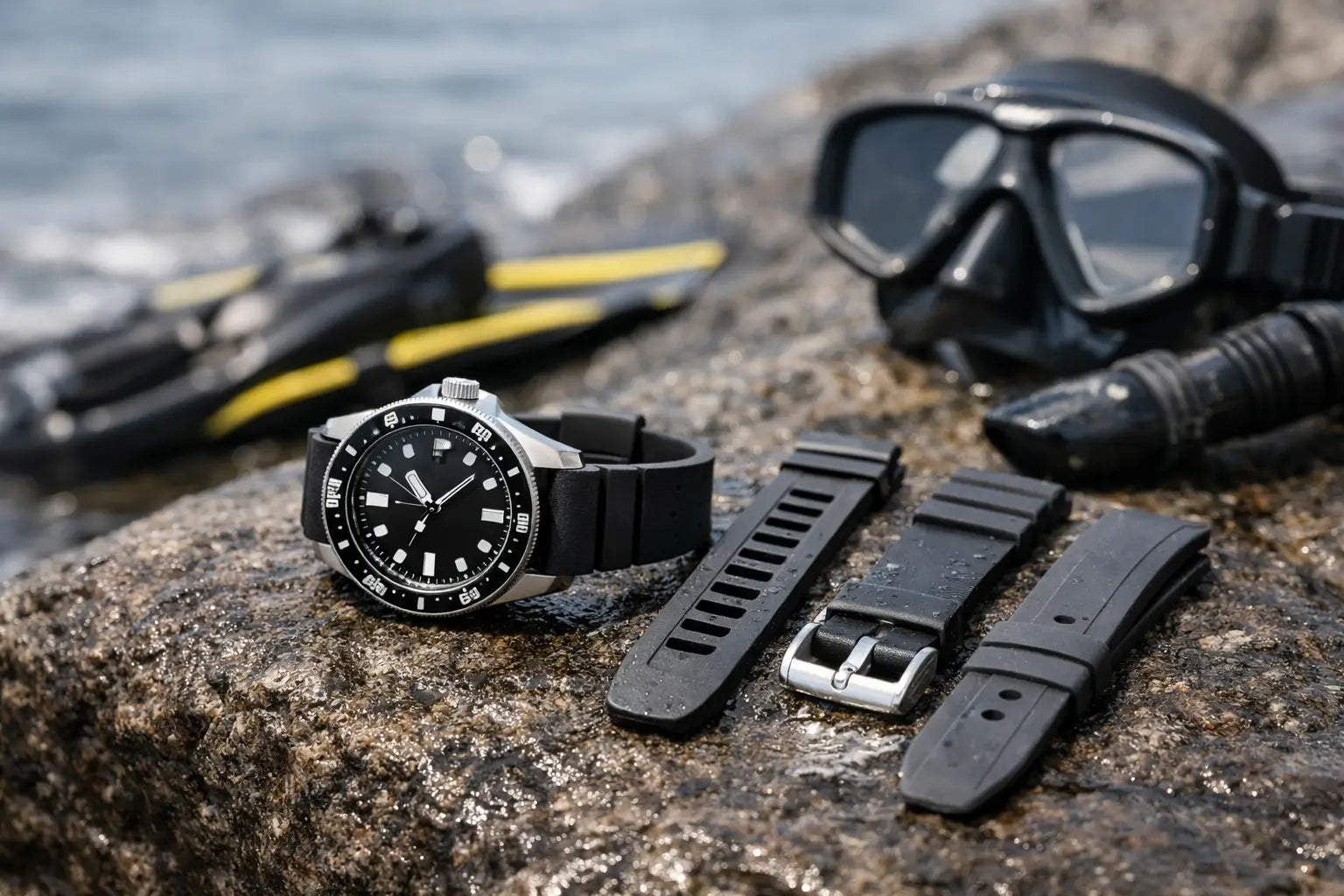 Slik velger du gummireim til dykkerklokke