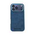Pokrowiec PROTARA Alcantara na iPhone'a 17 Pro - Ocean Voyage Blue