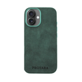 Pokrowiec PROTARA Alcantara na iPhone'a 17 - Expedition Green