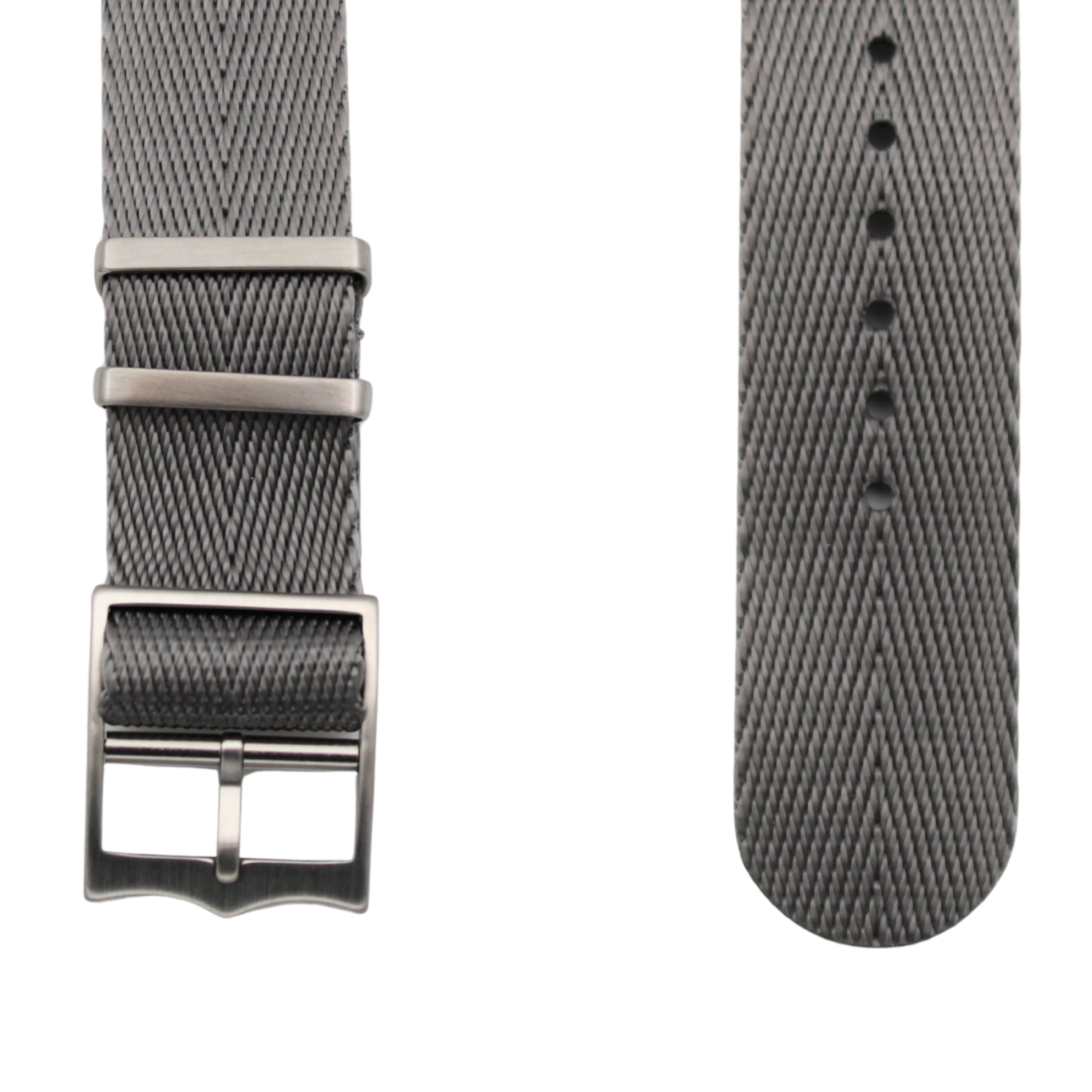 Natoreim fiskebeinmønster  - Grå