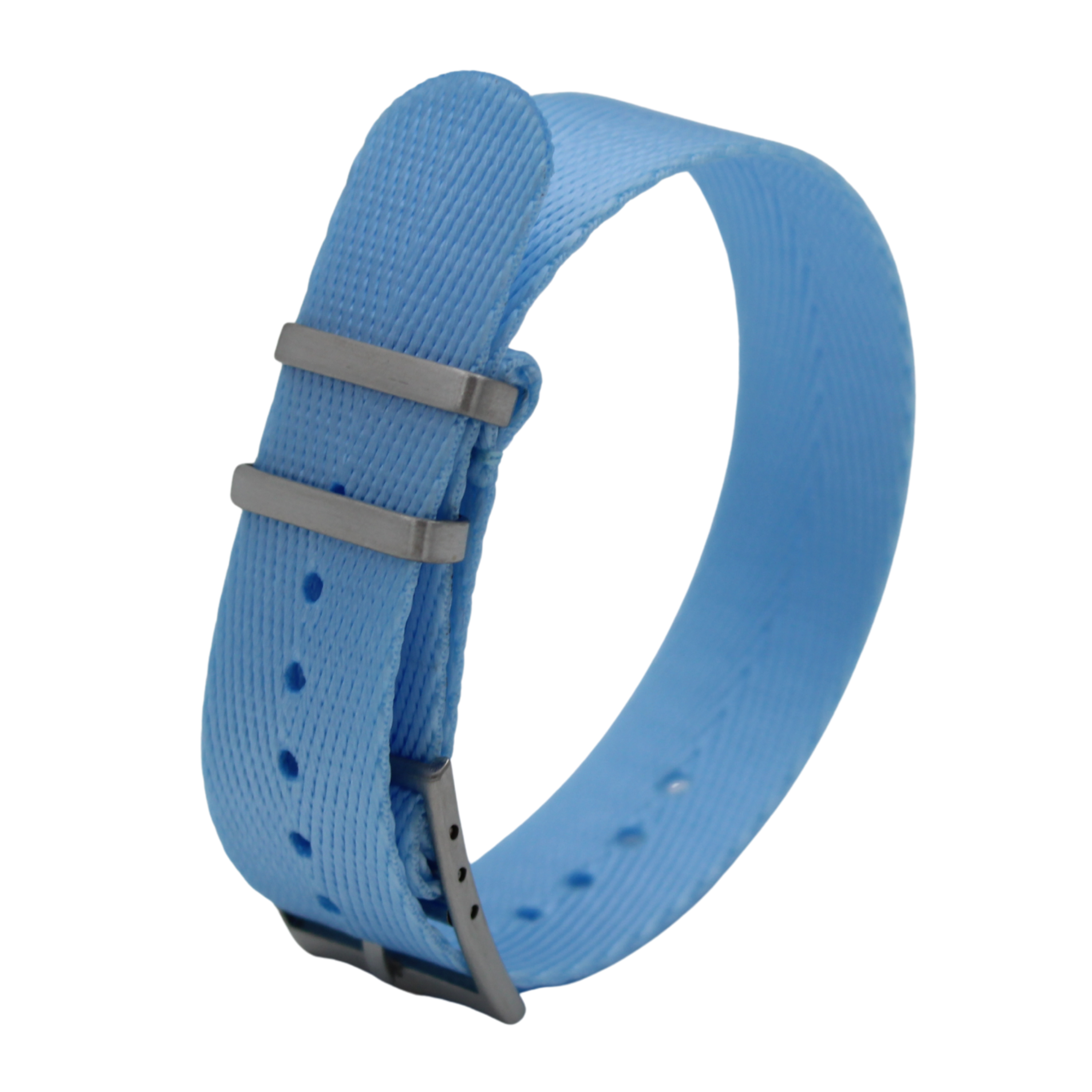 Natoreim fiskebeinmønster  - Lys blå