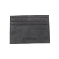 Etui na karty PROTARA Alcantara - Midnight Jet Black