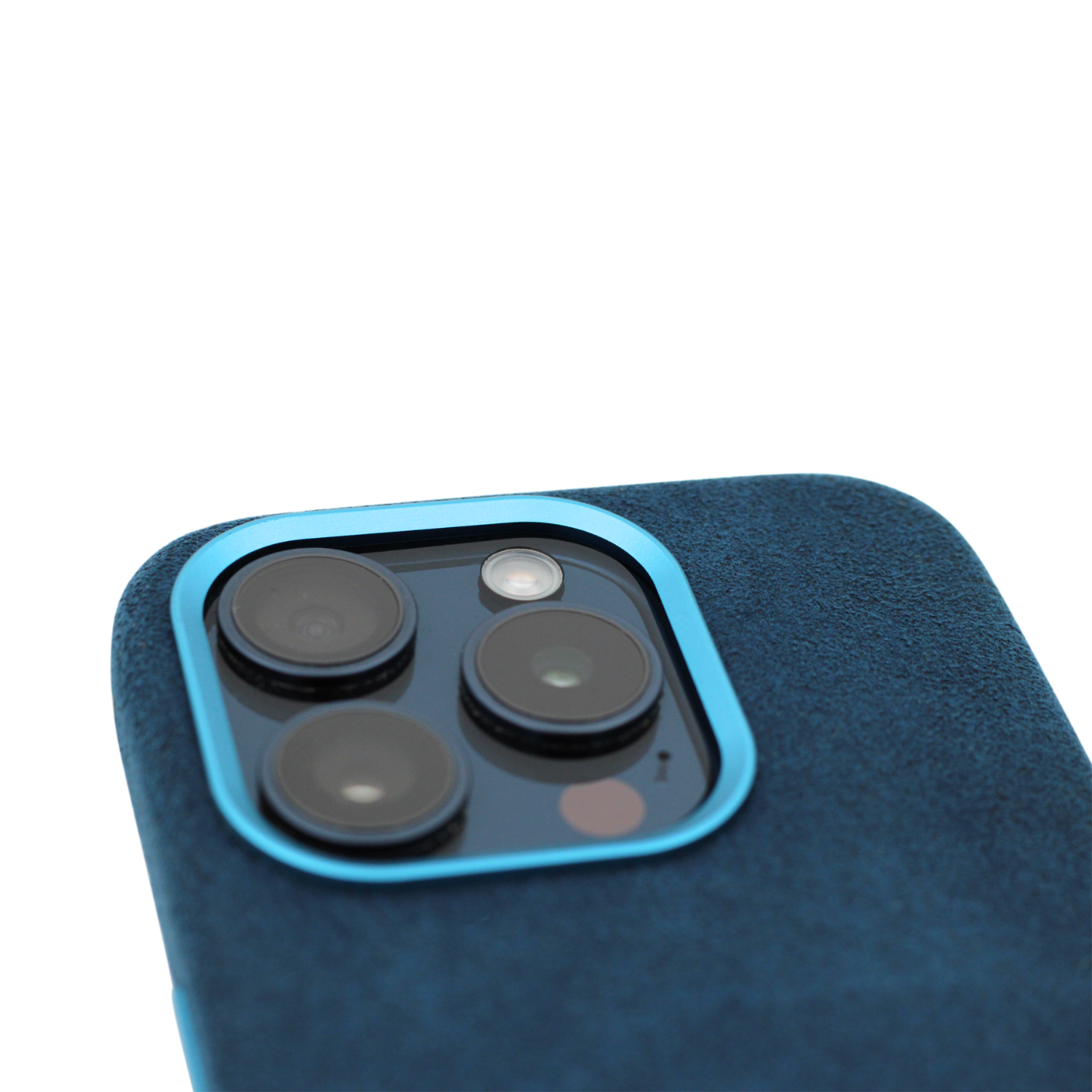 PROTARA Alcantara iPhone 16 Pro deksel - Ocean Voyage Blue