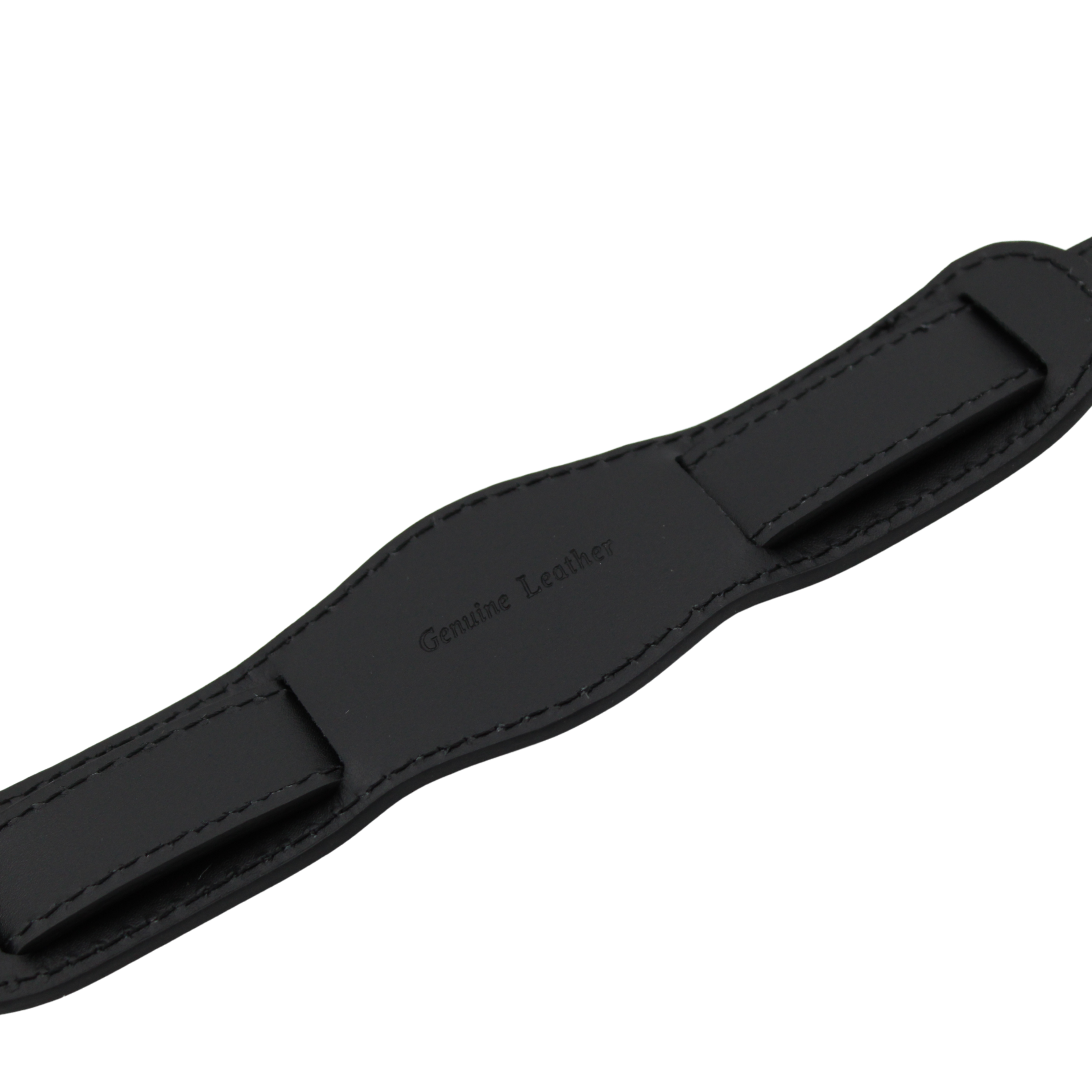 Bund skinnreim – Svart utsvingt 20 mm (34 mm)