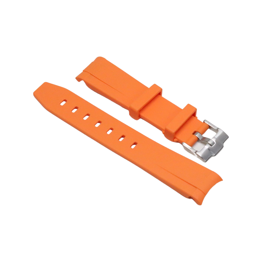Curved Rubber Strap Oransje
