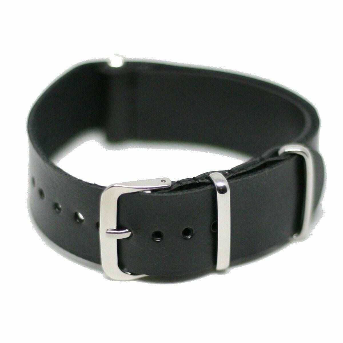 NATO Strap Kunstskinn Sort