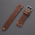 Pasek do zegarka Racing Strap Ciemnobrązowy