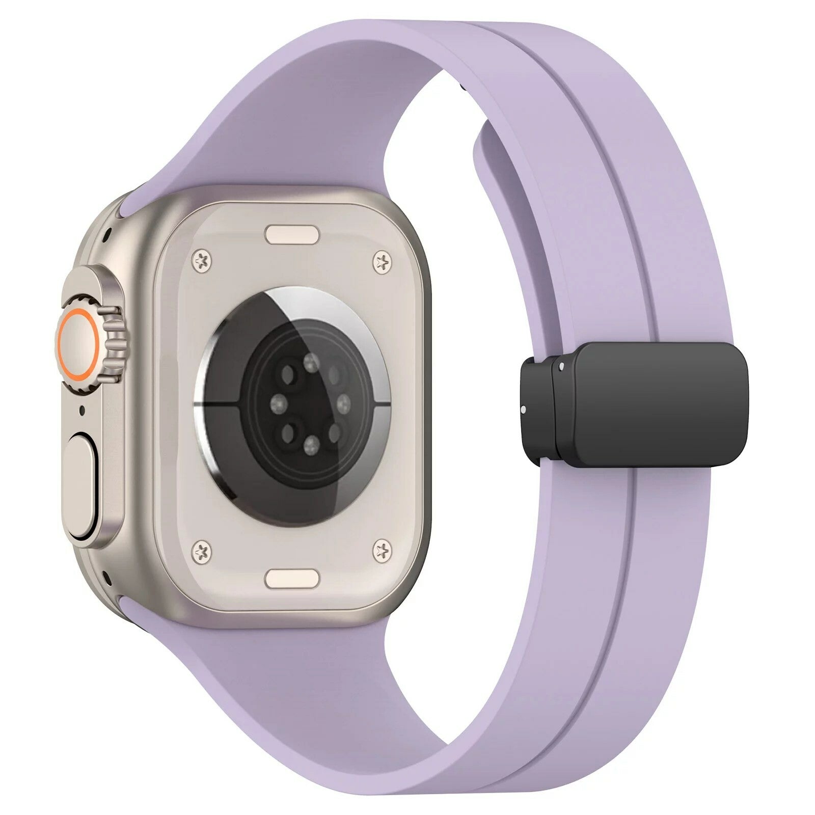 Gummirem for Apple Watch Sort 38/40/41mm Lilla