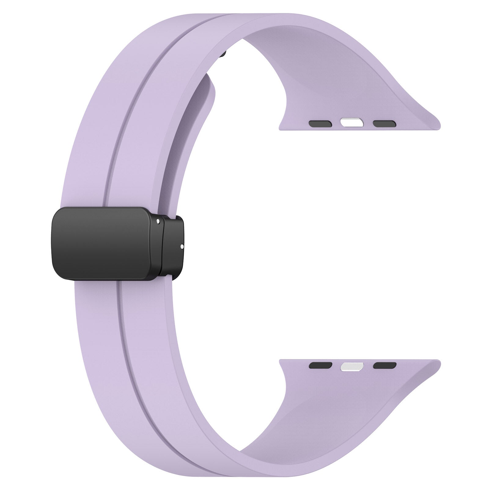 Gummirem for Apple Watch Sort 38/40/41mm Lilla