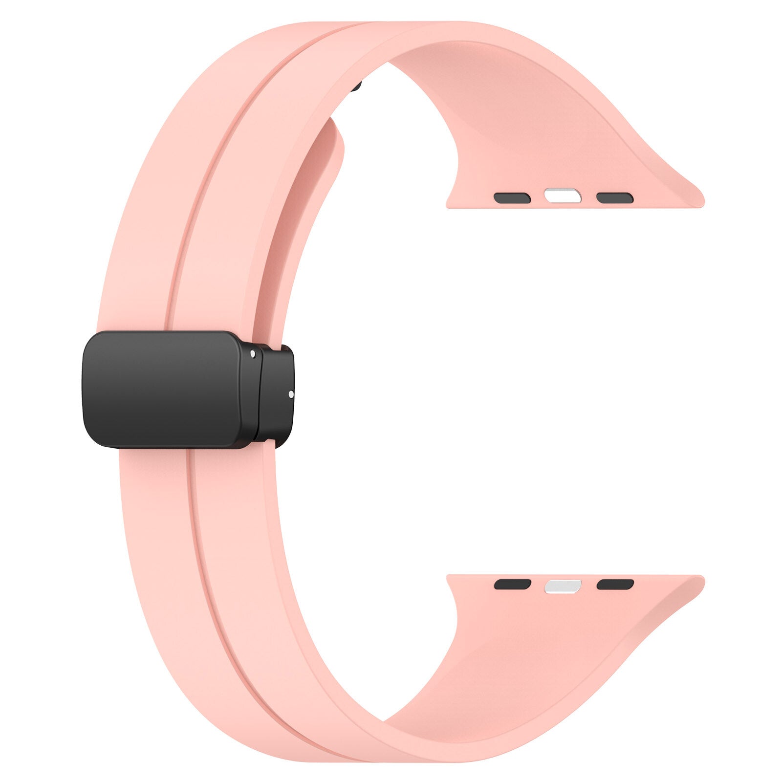 Gummirem for Apple Watch Sort 38/40/41mm Rosa