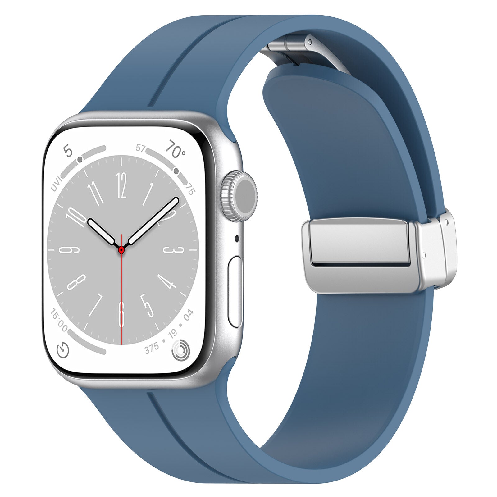 Gummirem for Apple Watch Stål 38/40/41mm Blå