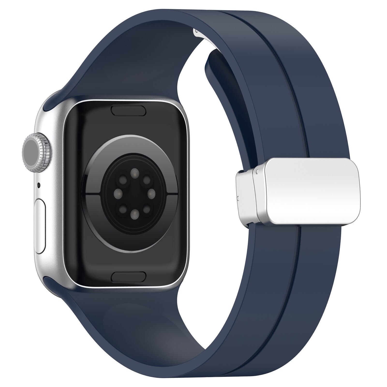 Gummirem for Apple Watch Stål 42/44/49mm Mørk blå