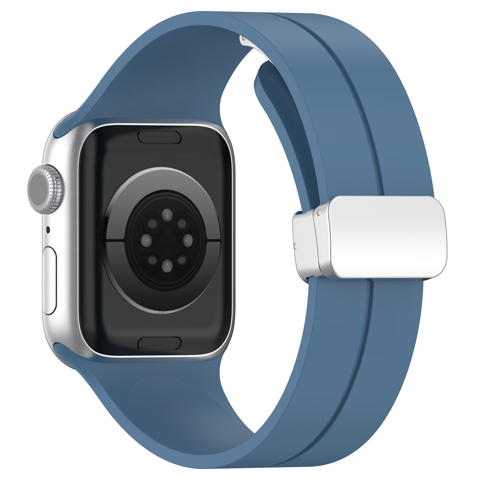 Gummirem for Apple Watch Stål 42/44/49mm Blå