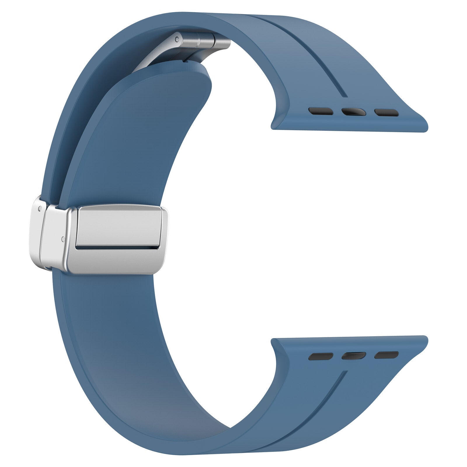 Gummirem for Apple Watch Stål 42/44/49mm Blå