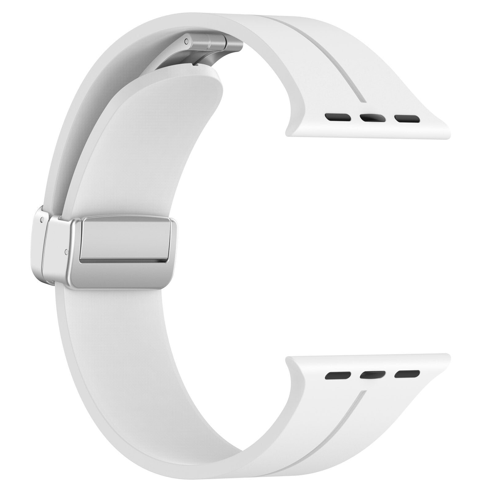 Gummirem for Apple Watch Stål 42/44/49mm Hvit