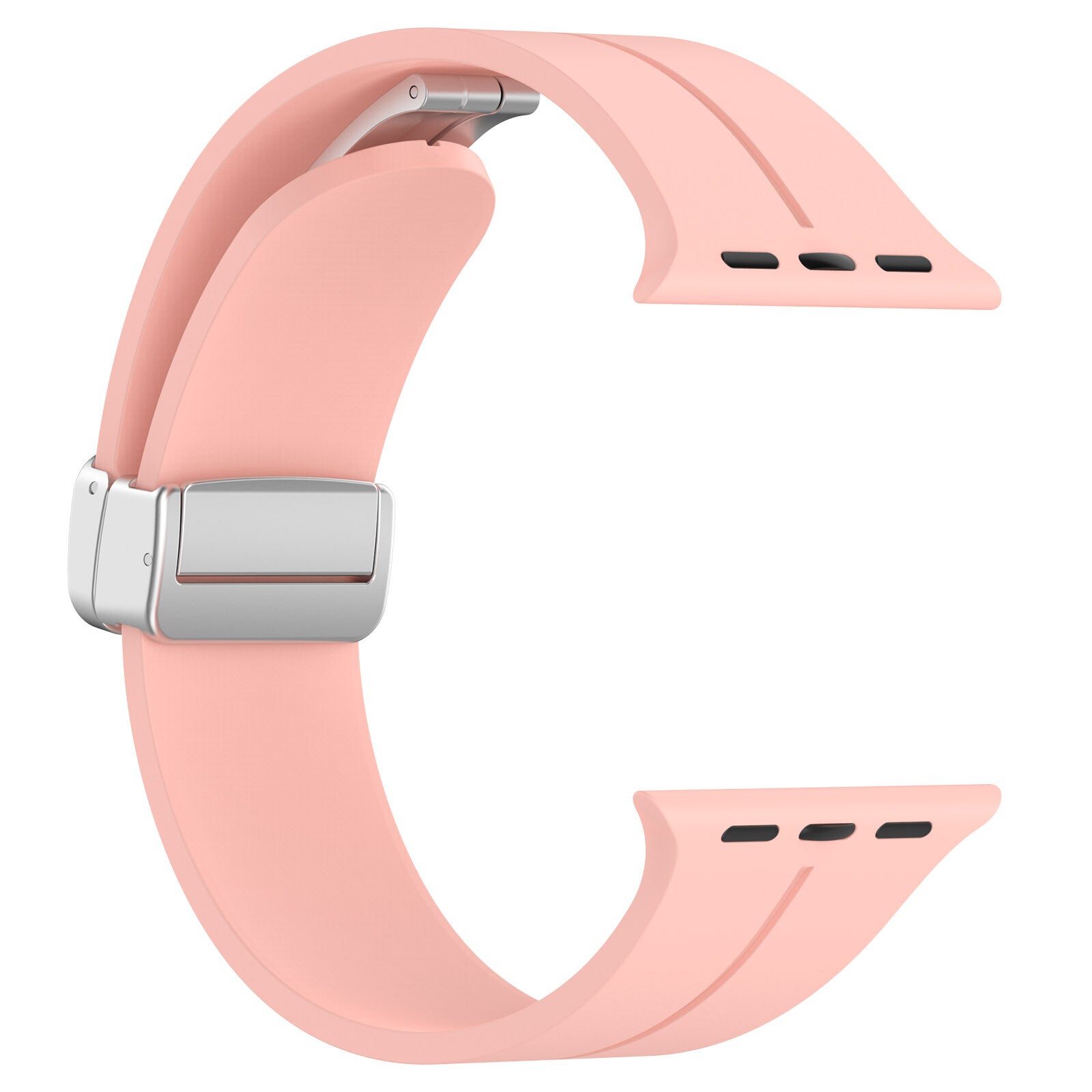 Gummirem for Apple Watch Stål 42/44/49mm Rosa