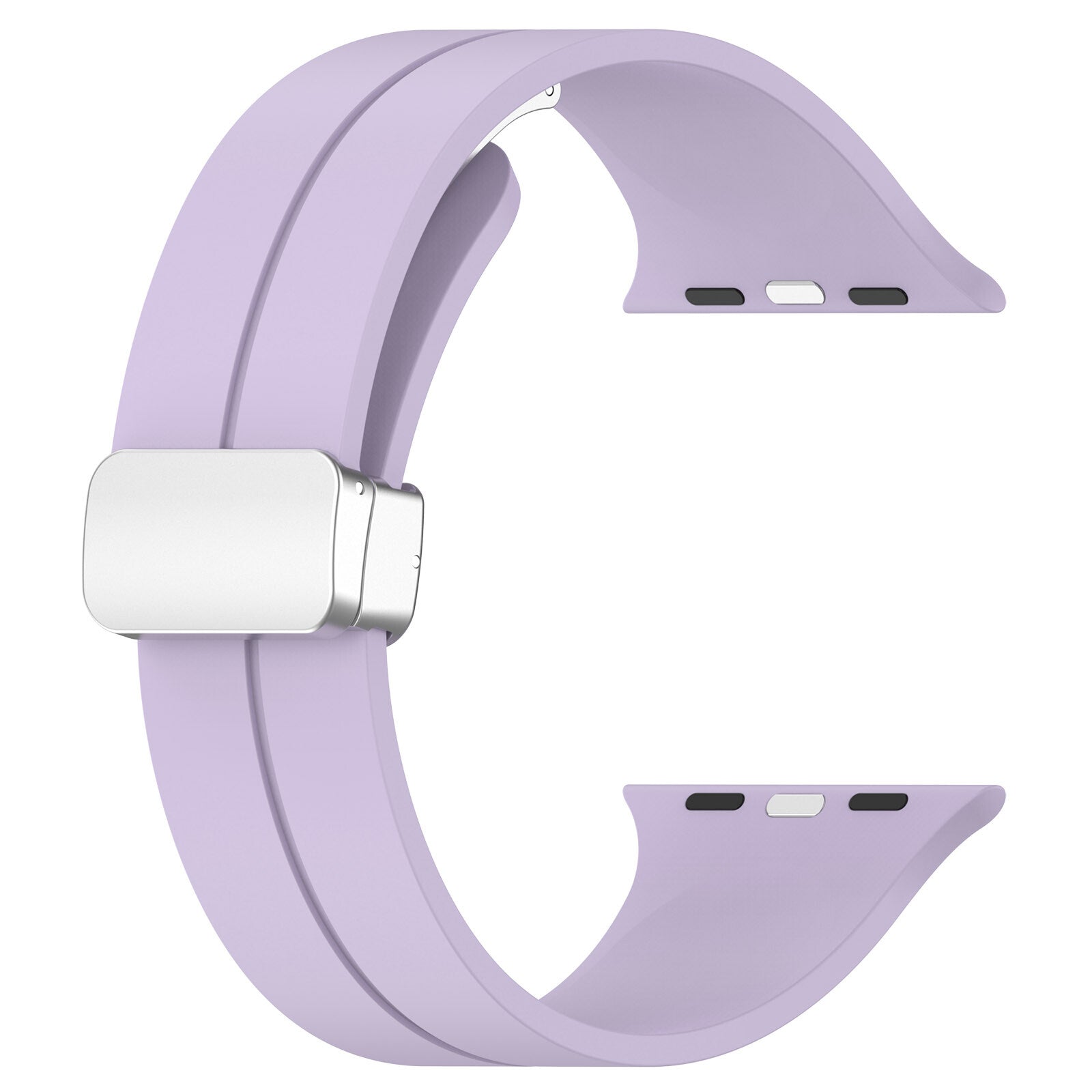 Gummirem for Apple Watch Stål 42/44/49mm Lilla