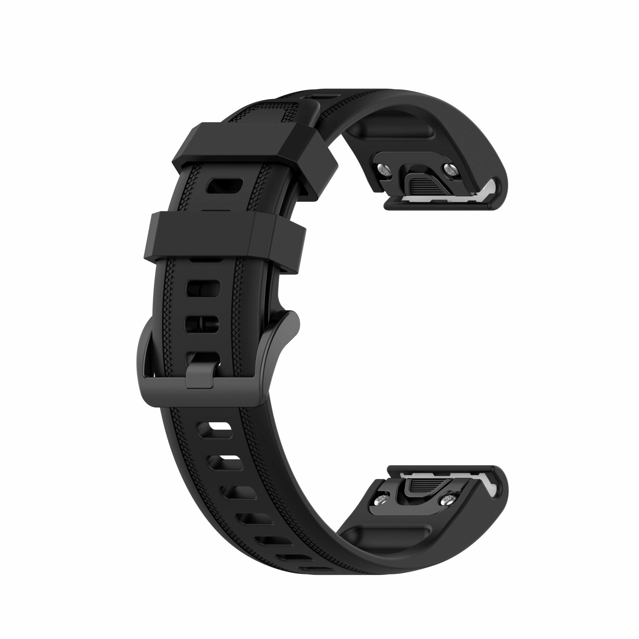 Garmin Quickfit 20mm Gummirem Sort