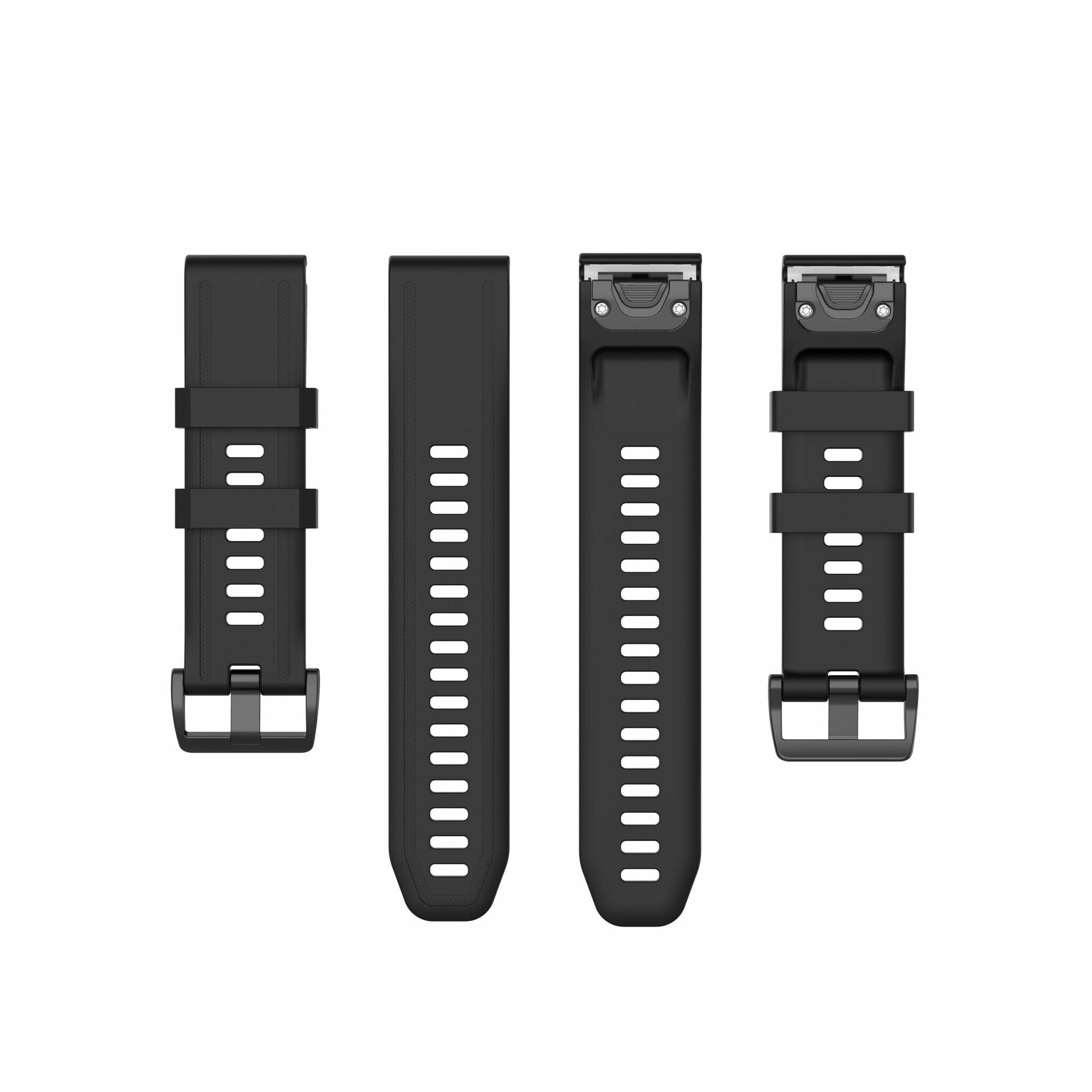 Garmin Quickfit 20mm Gummirem Sort