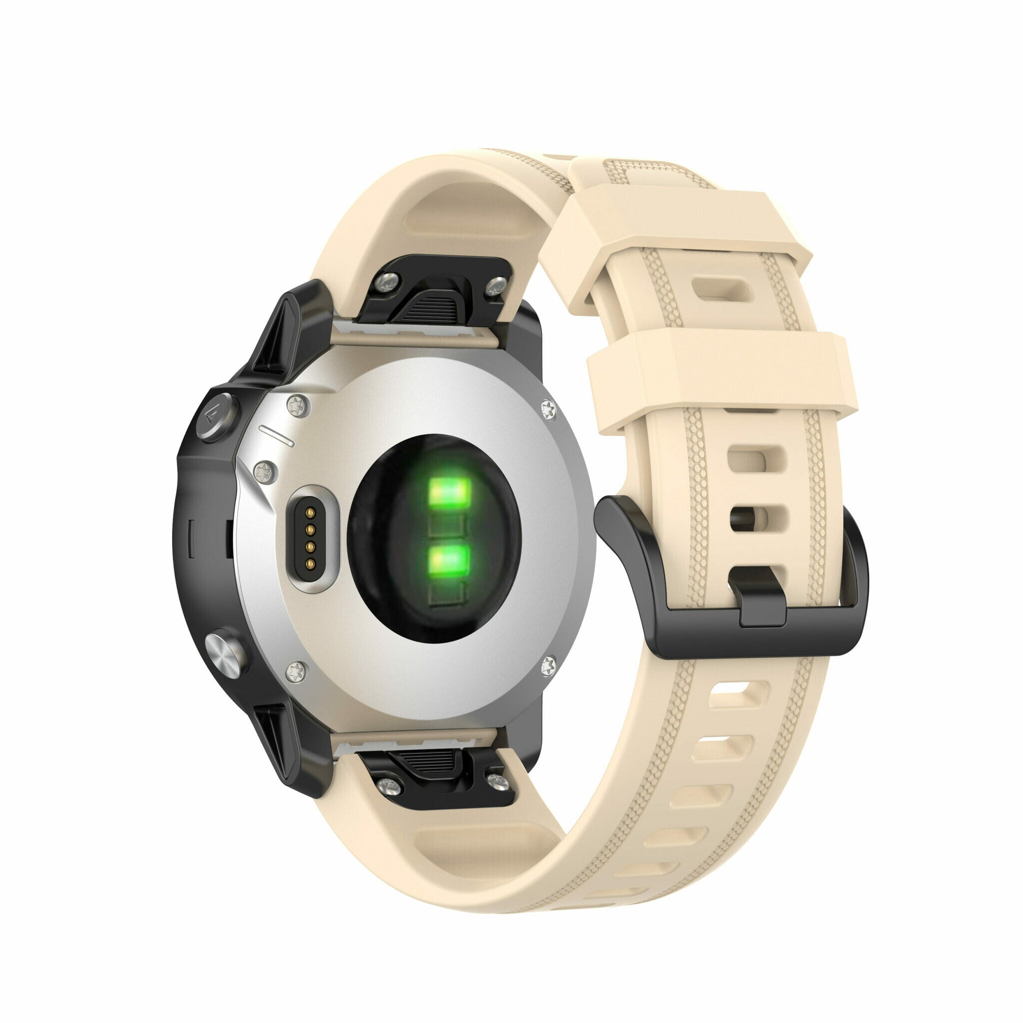 Garmin Quickfit 20mm Gummirem Beige