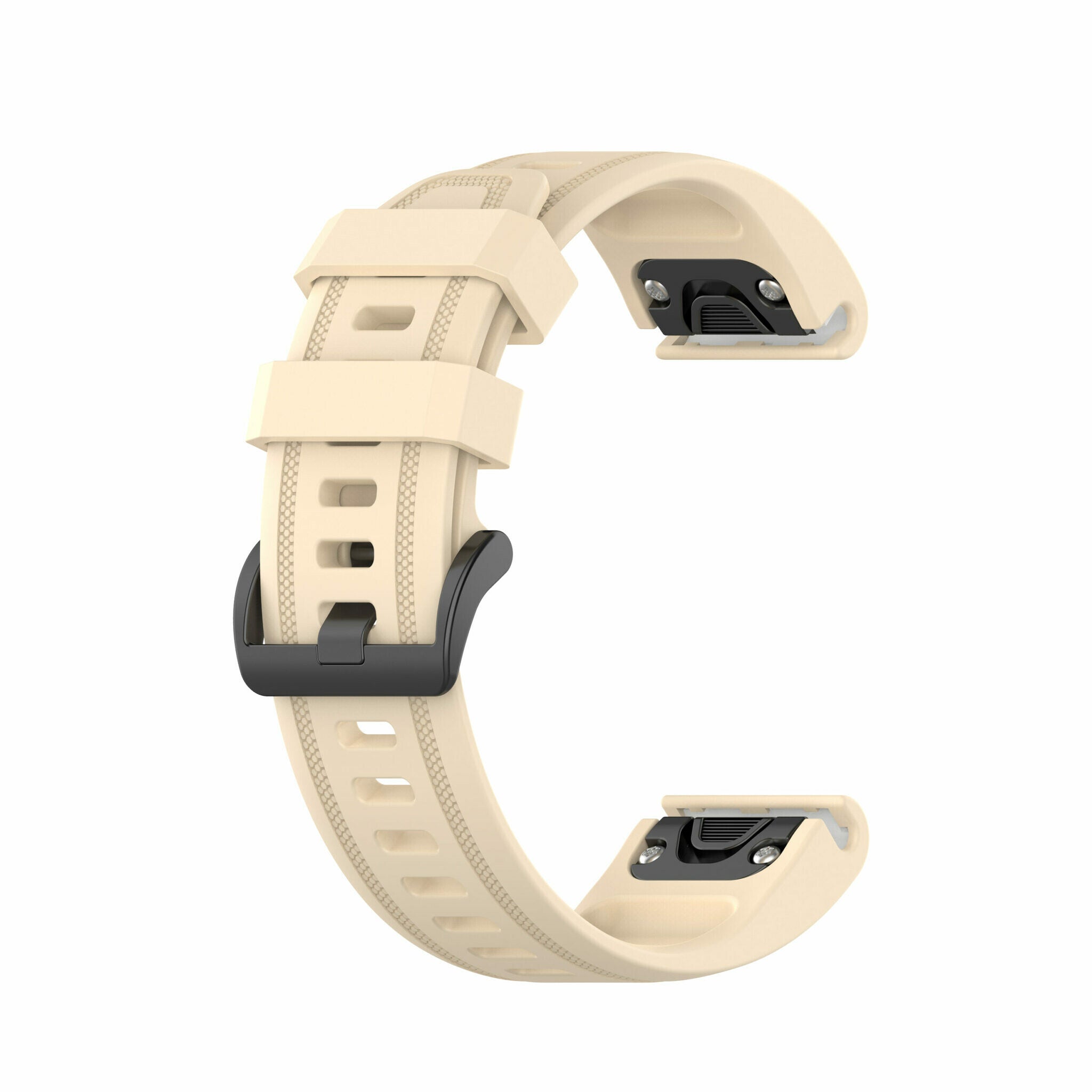 Garmin Quickfit 20mm Gummirem Beige