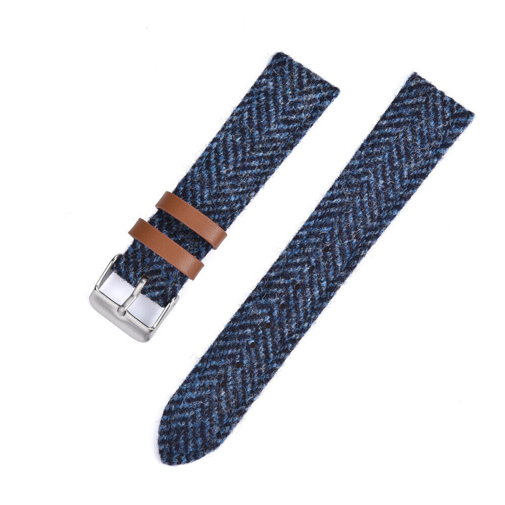 Tweed Strap Blå