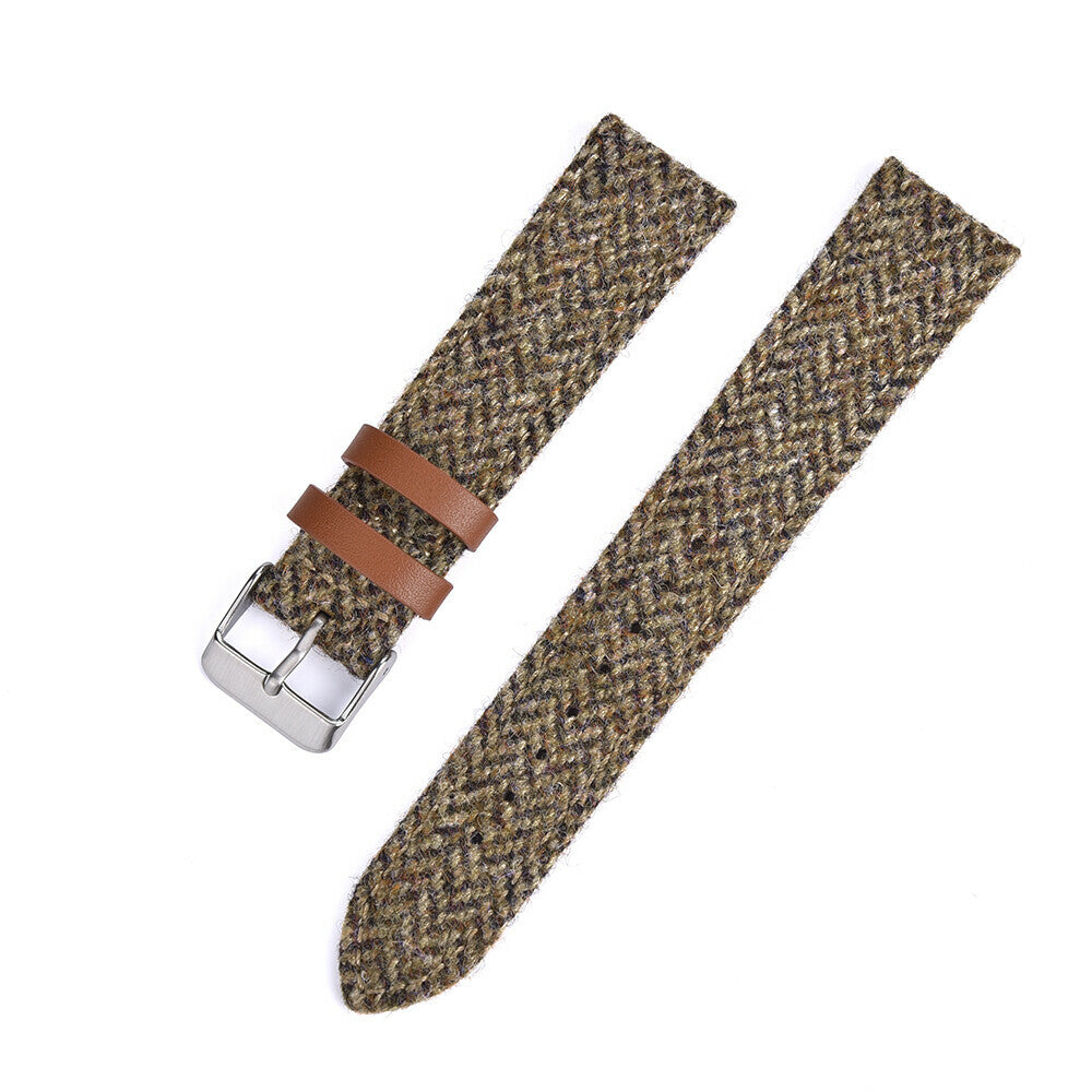 Tweed Strap Khaki