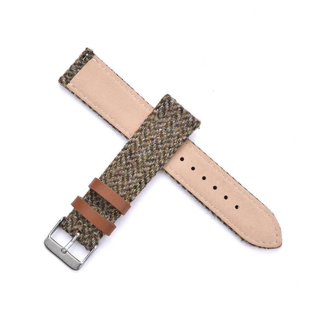 Tweed Strap Khaki