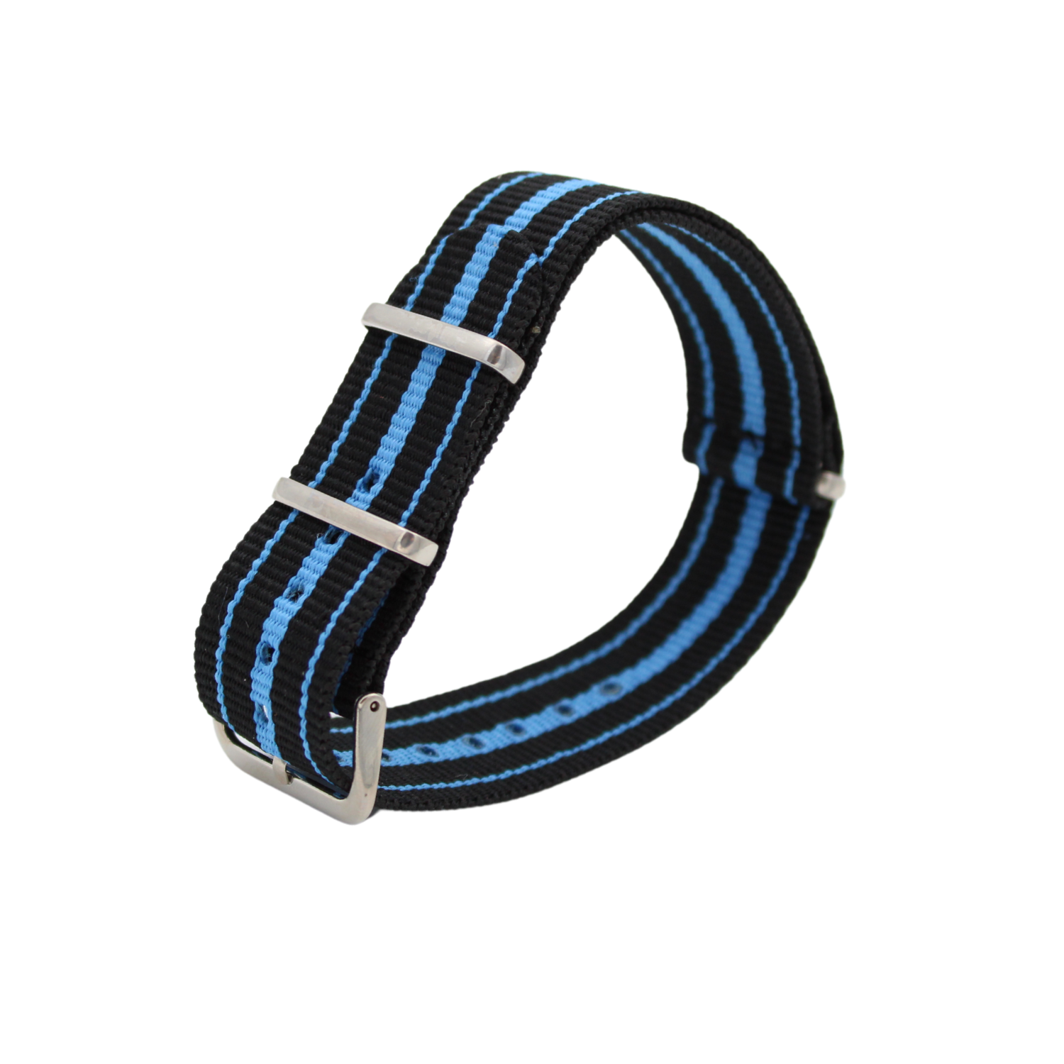 NATO Strap Svart / blå