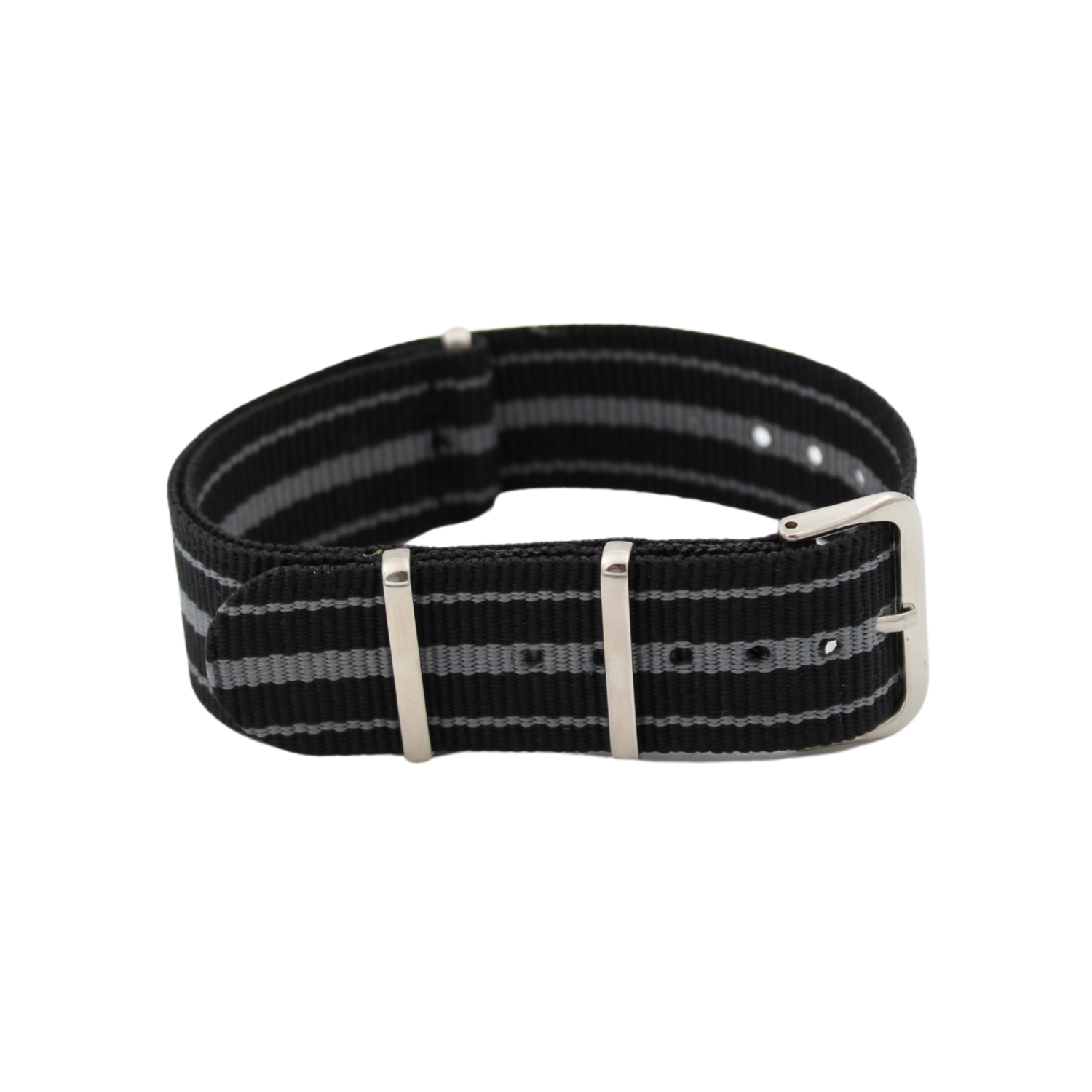 NATO Strap skifer - Svart /grå