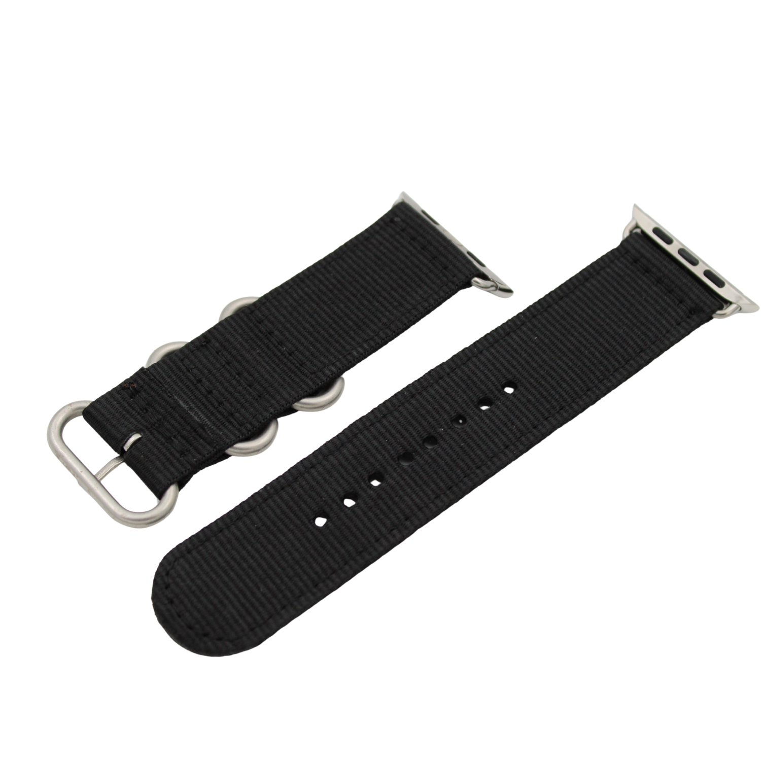 NATO strap i Svart for Apple Watch (42-45 mm)