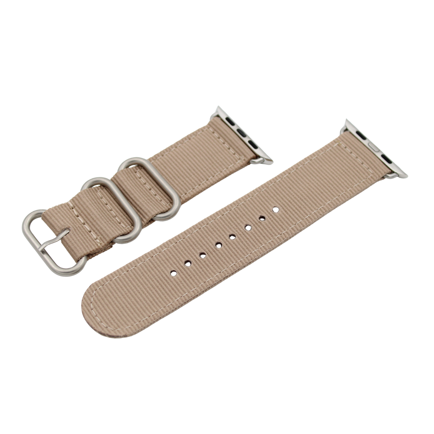 NATO-rem i Beige for Apple Watch (42-45 mm)