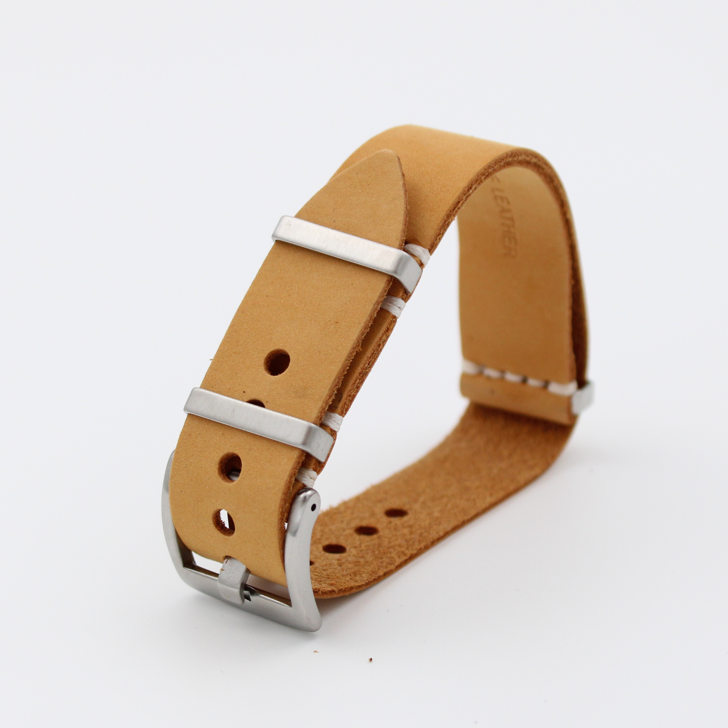 Nato strap - Lys skinnreim i klassisk NATO-design
