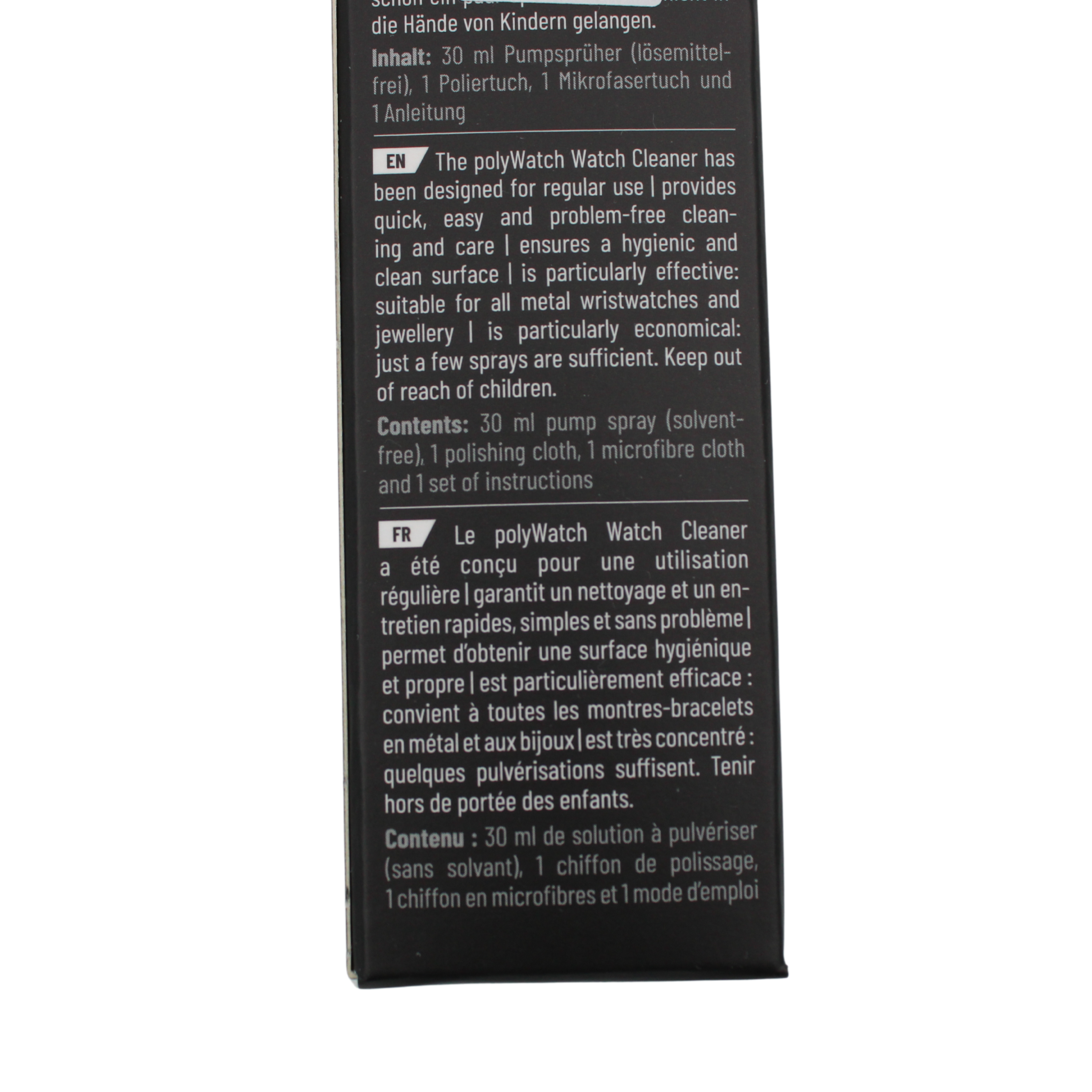 Klokkerens med mikrofiberklut