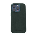 Pokrowiec PROTARA Alcantara na iPhone'a 14 Pro - Expedition Green