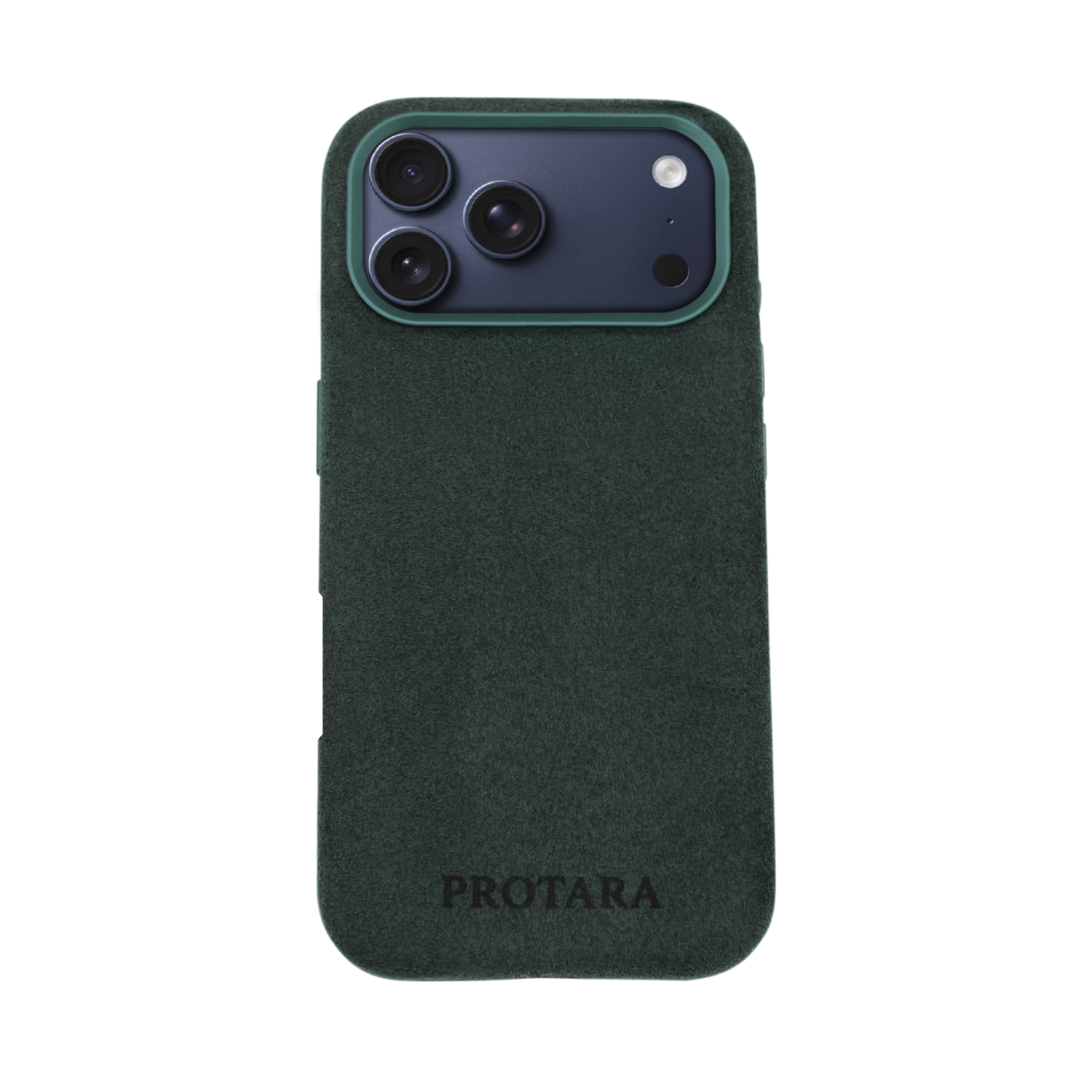 PROTARA Alcantara iPhone 17 Pro Max deksel – Expedition Green