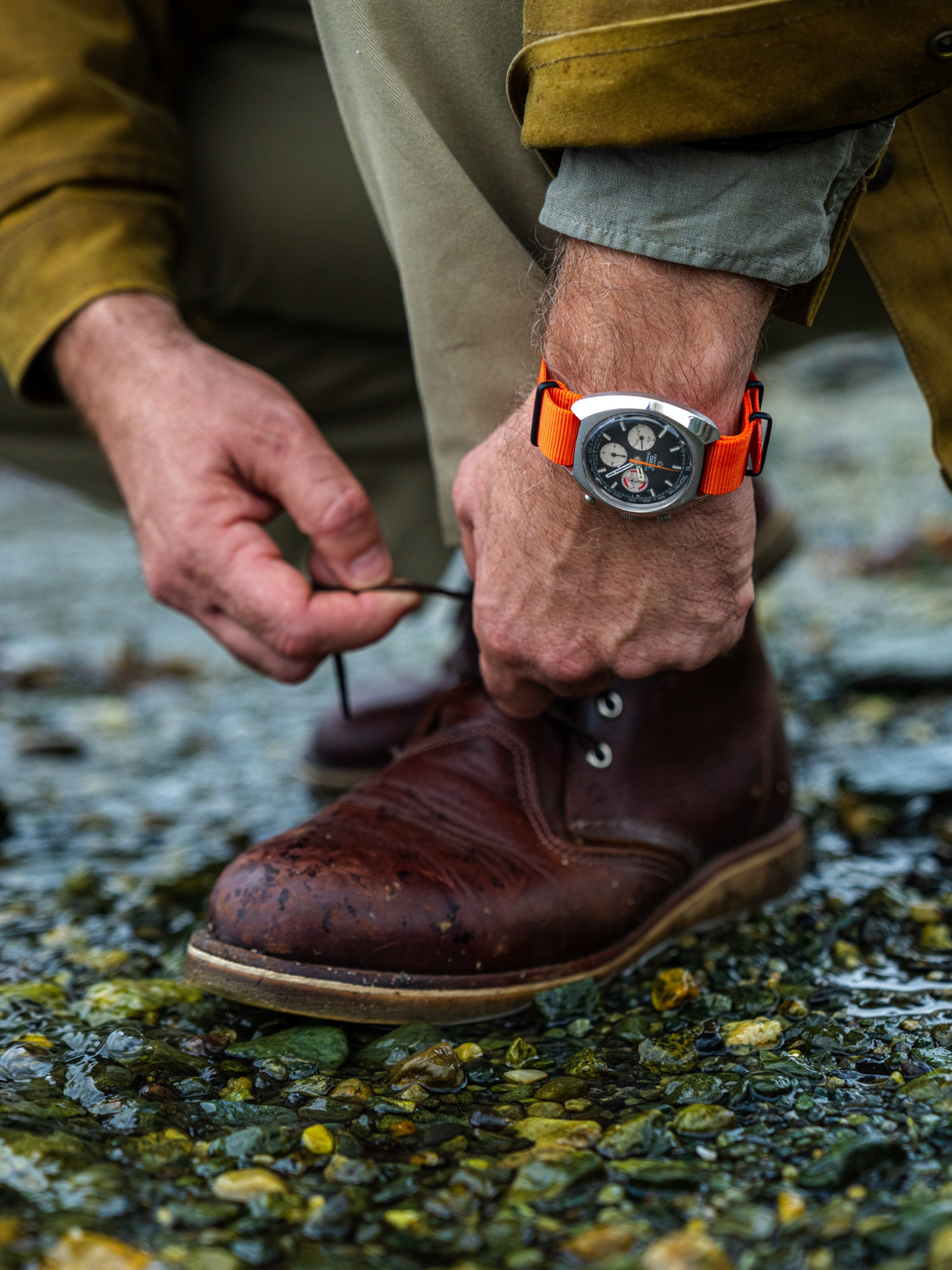 NATO Strap PVD Oransje