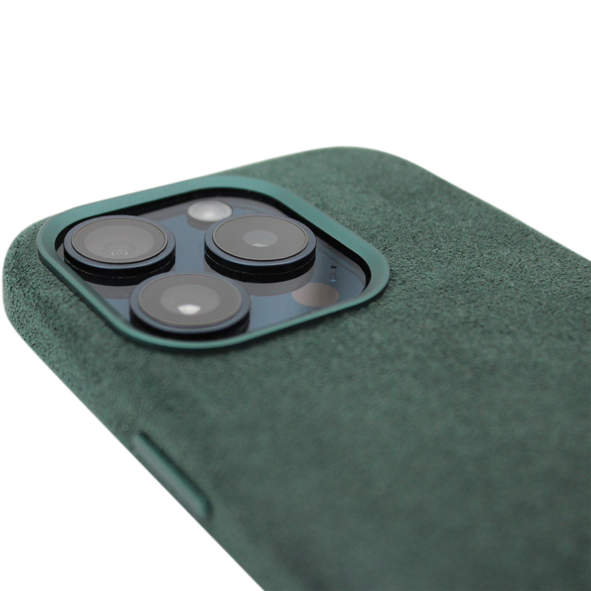 PROTARA Alcantara iPhone 16 Pro deksel - Expedition Green