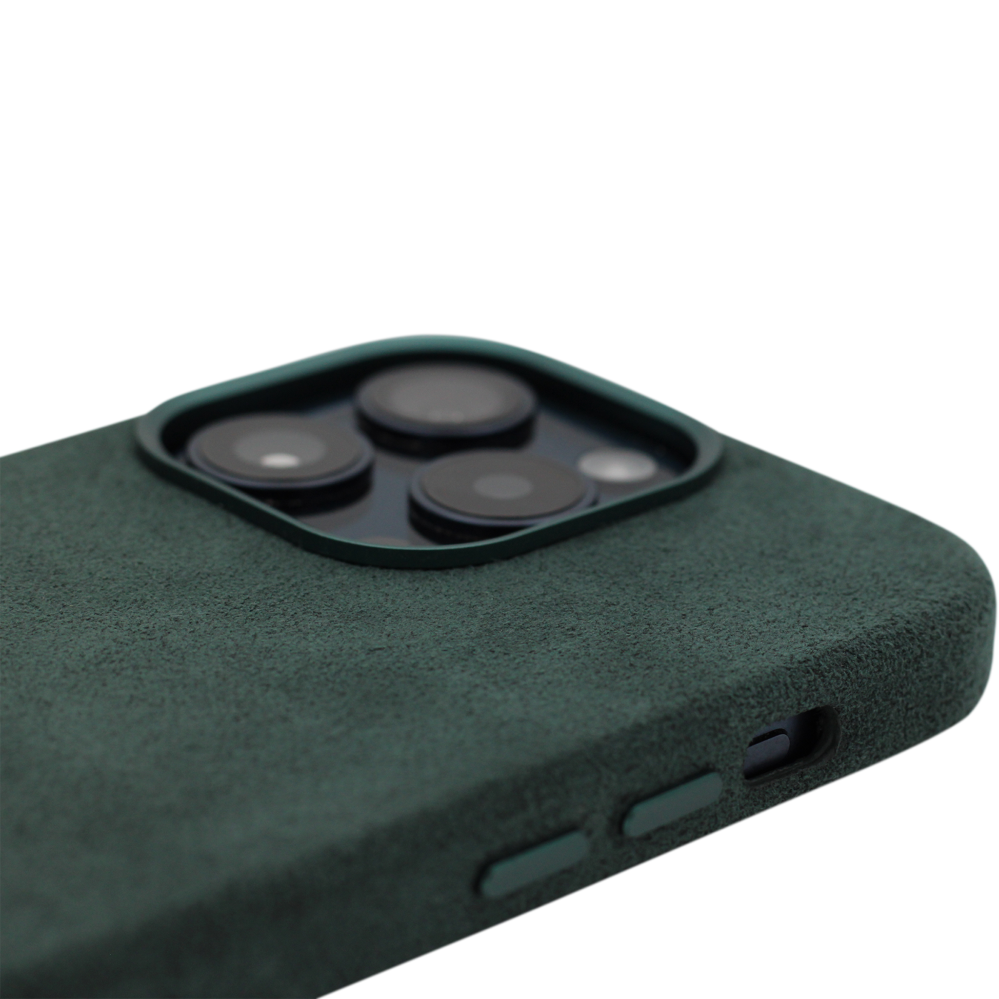 PROTARA Alcantara iPhone 14 Pro deksel - Expedition Green