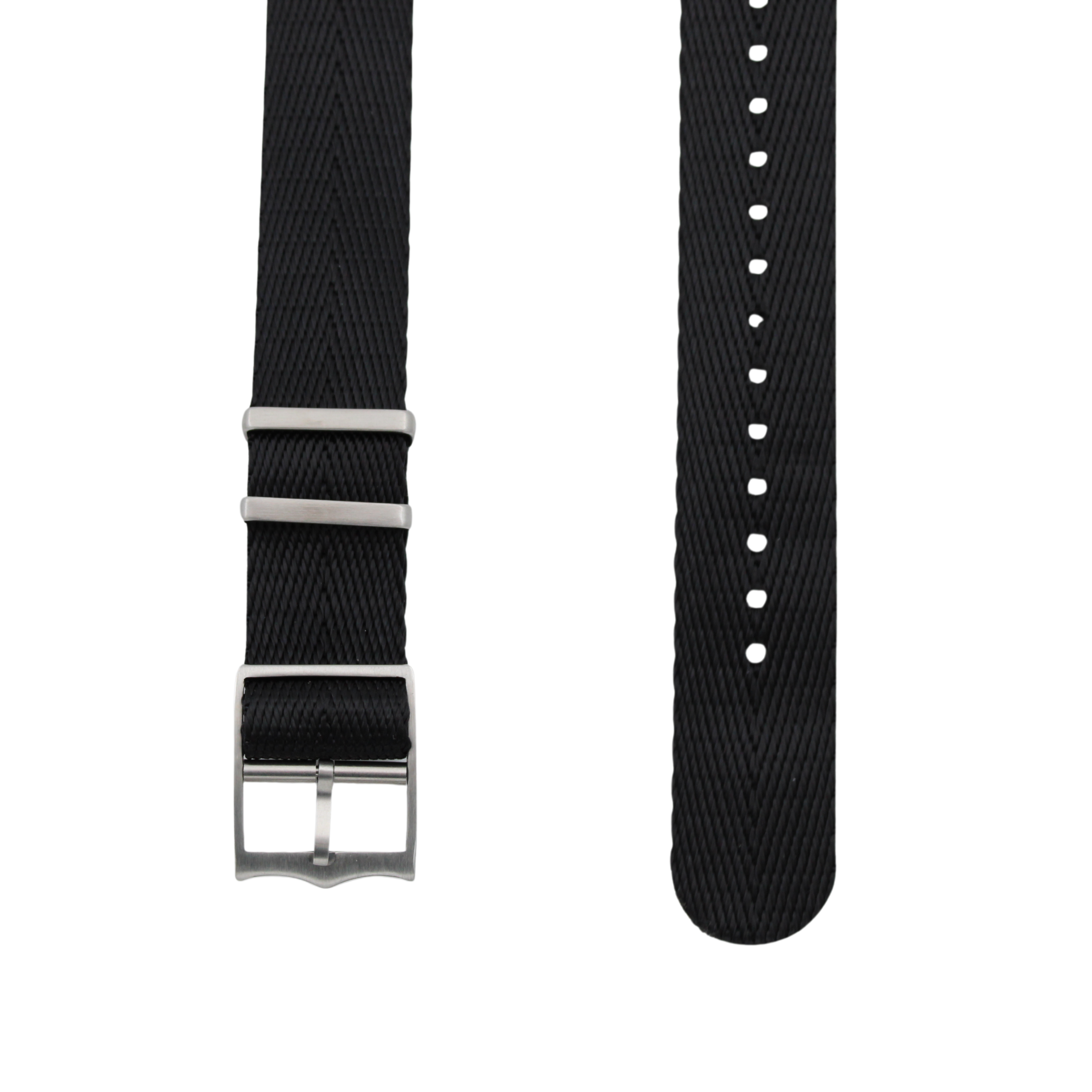 Natoreim fiskebeinmønster  - Svart