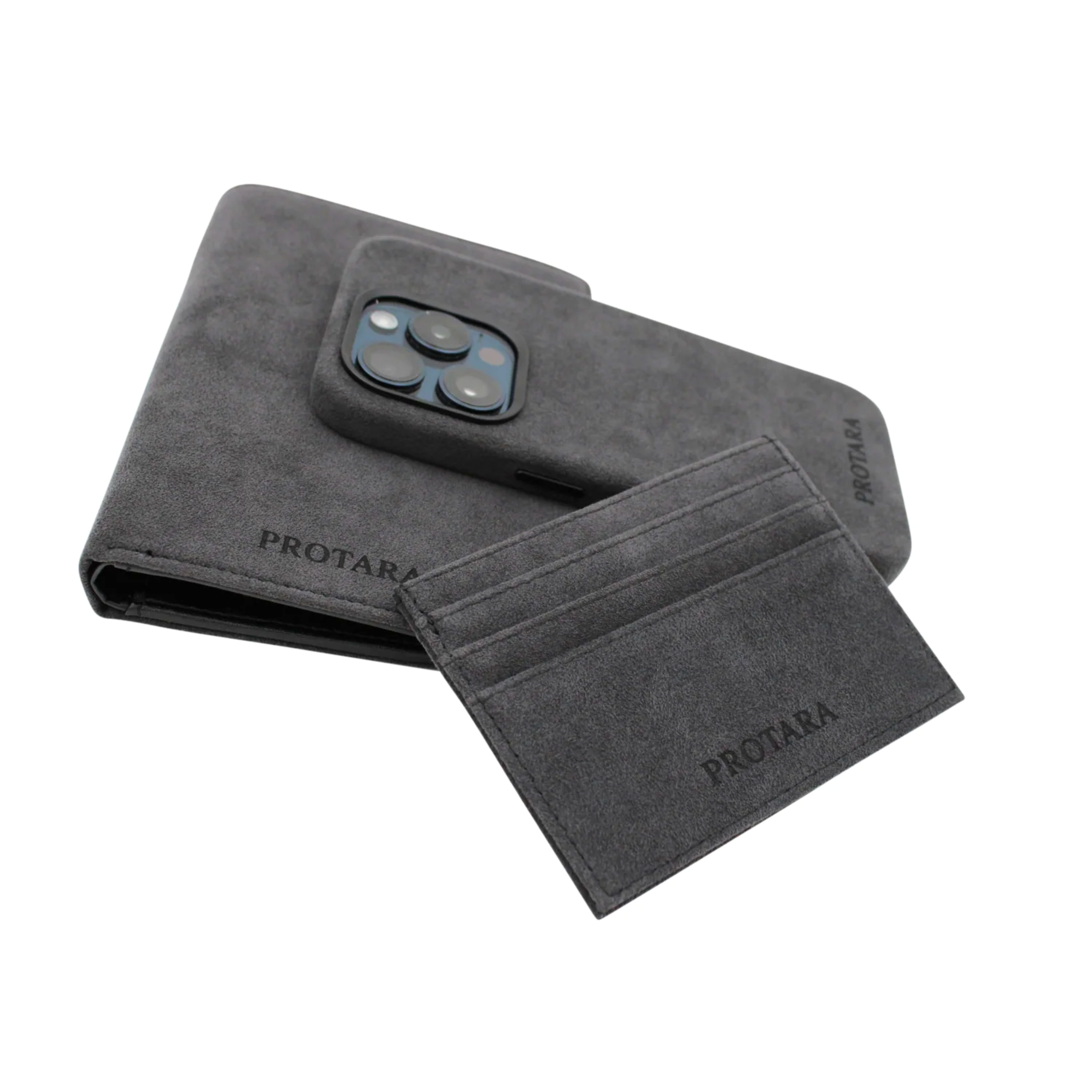 PROTARA Alcantara Passholder - Midnight Jet Black