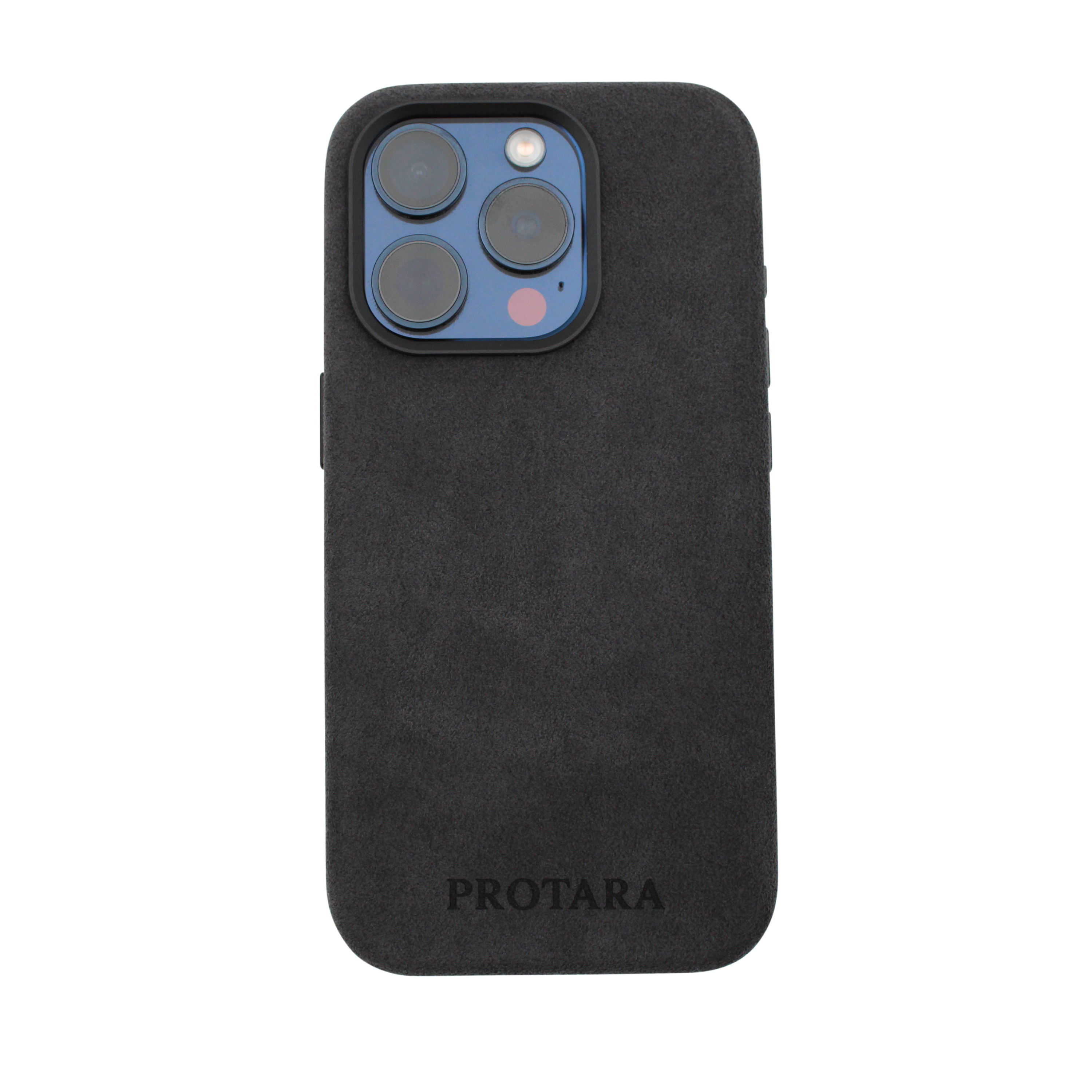 PROTARA Alcantara iPhone 15 Pro Max deksel - Midnight Jet Black