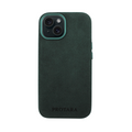 Pokrowiec PROTARA Alcantara na iPhone'a 15 - Expedition Green