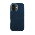 Pokrowiec PROTARA Alcantara na iPhone'a 16 - Ocean Voyage Blue