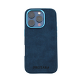 Pokrowiec PROTARA Alcantara na iPhone'a 16 Pro - Ocean Voyage Blue